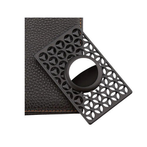 Mönstrad kortbehållare för spårare