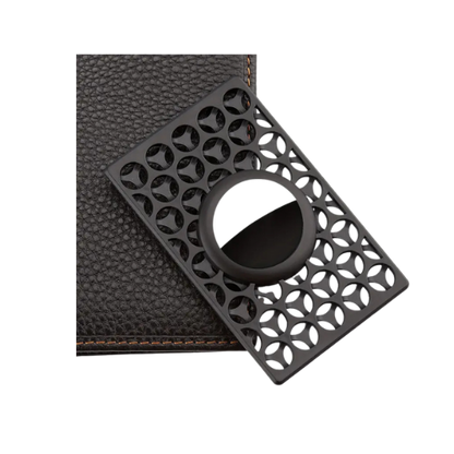 Mönstrad kortbehållare för spårare